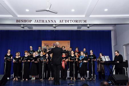 The Karnataka Theological College, hosted EMS-BMZ Youth Concert at the Bishop Jathanna Auditorium