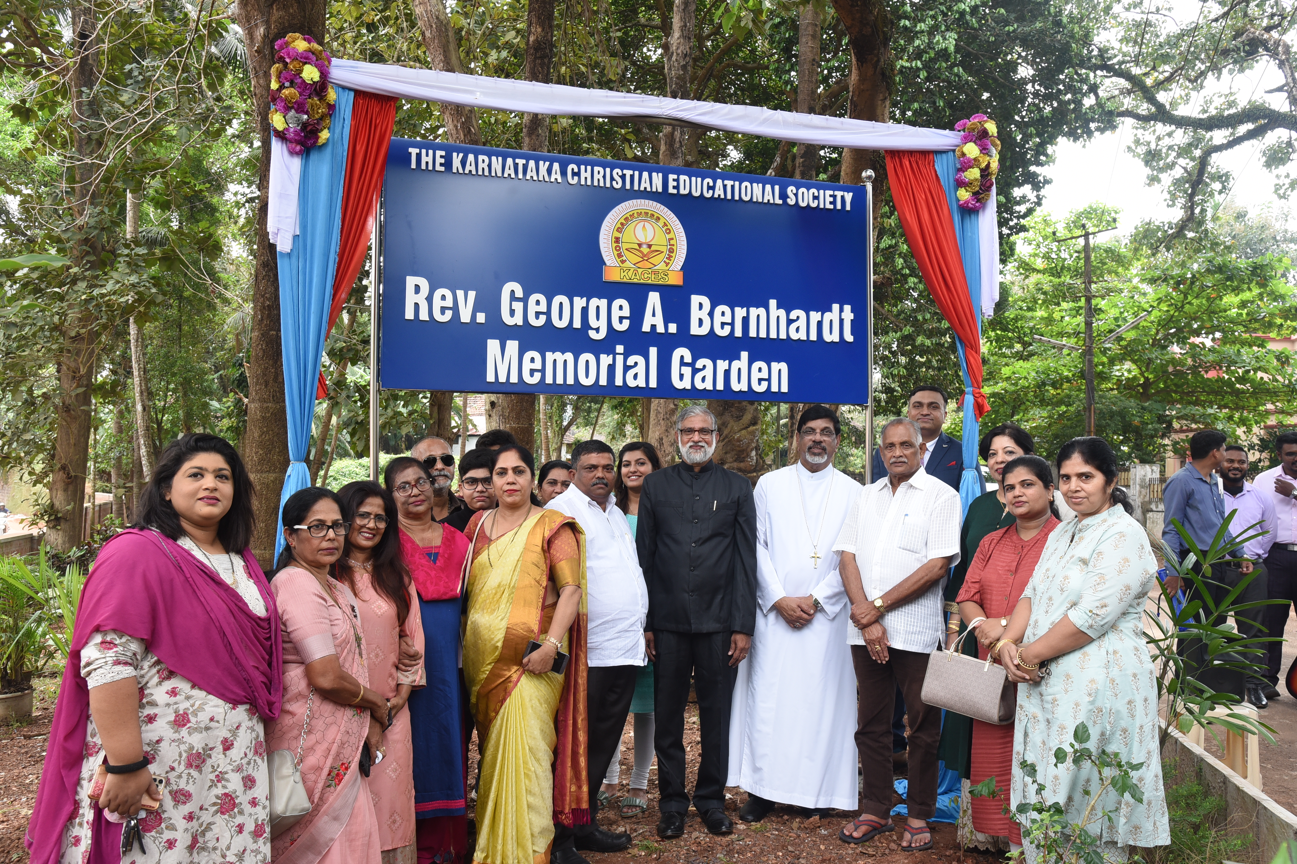 Inauguration of the Rev. George Bernhardt Memorial Garden